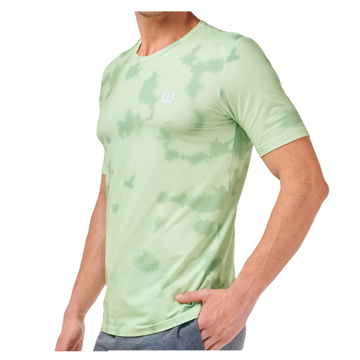 Foto 3 pulgar | Playera de Caballero Wilson 10116 color Verde Capacidad de Transpirar
