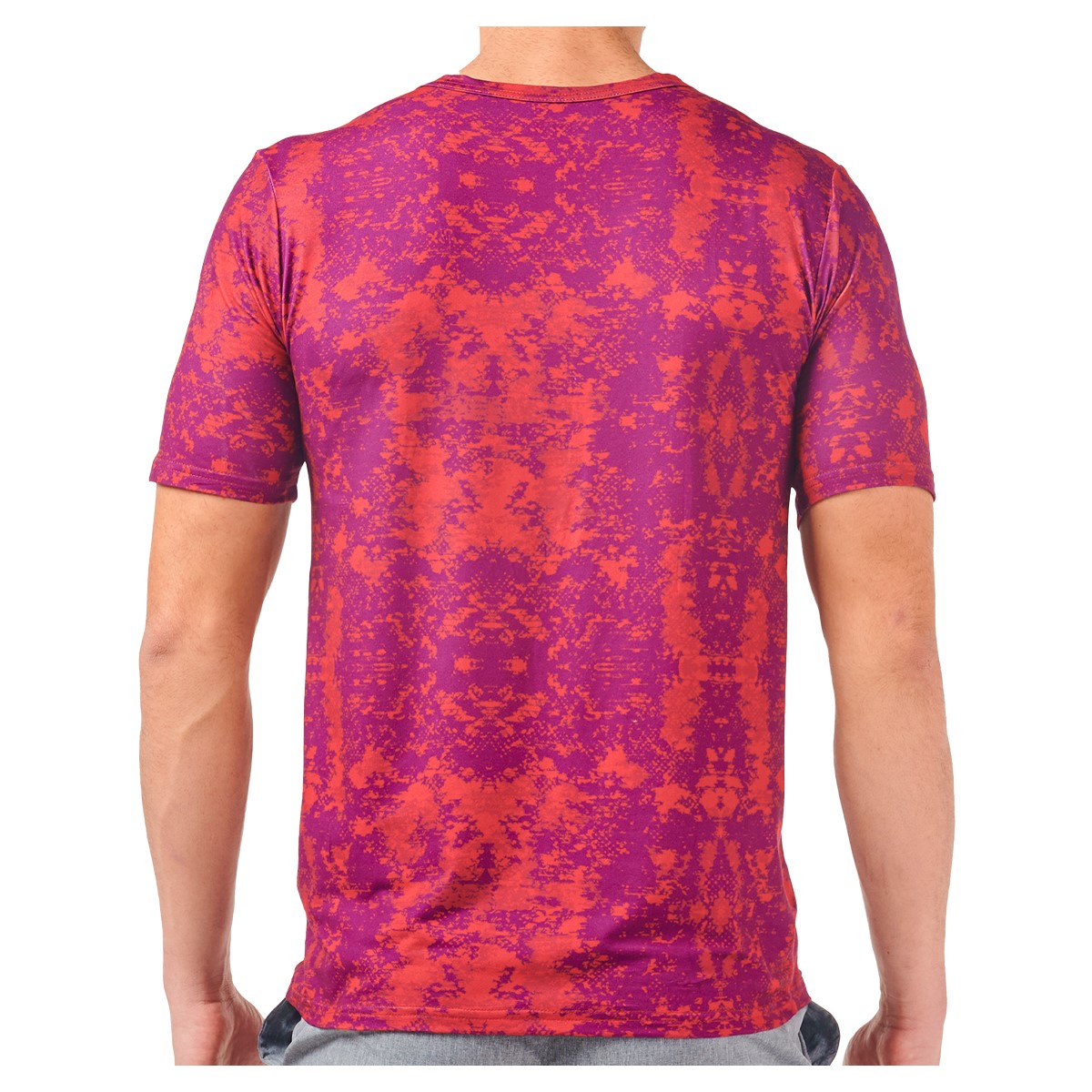 Foto 4 pulgar | Playera de Caballero Wilson 10161 color Vino Capacidad de Transpirar
