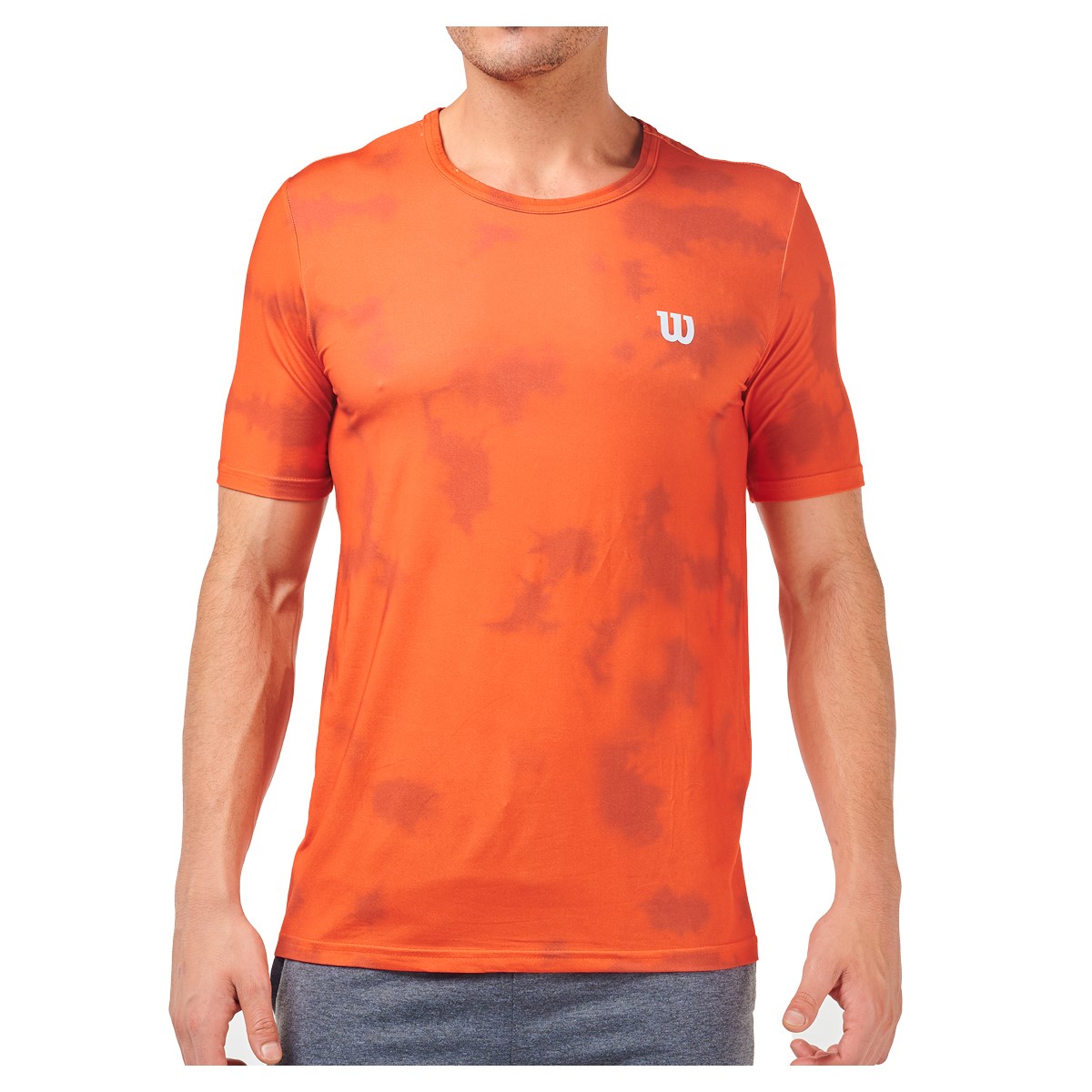 Foto 2 pulgar | Playera de Caballero Wilson 10116 color Naranja Capacidad de Transpirar