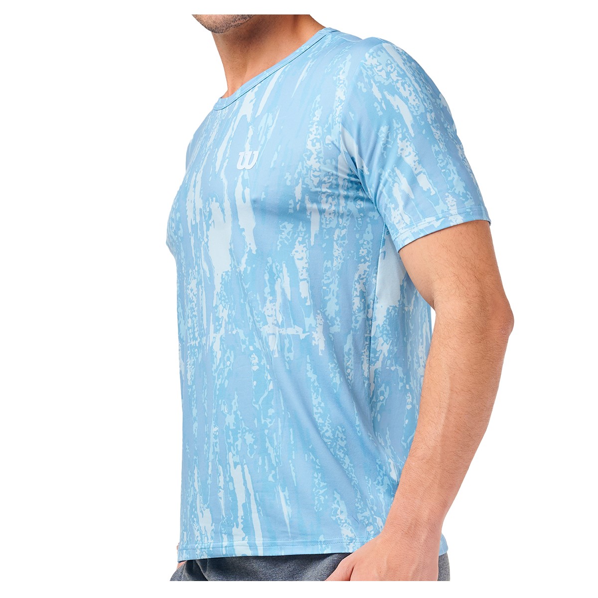 Foto 2 | Playera De Caballero Wilson 10134 Color Azul Capacidad De Transpirar