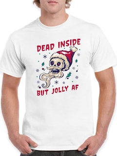 Foto 1 | Playera Smartprintsink Para Hombre Jolly Af Color Blanco