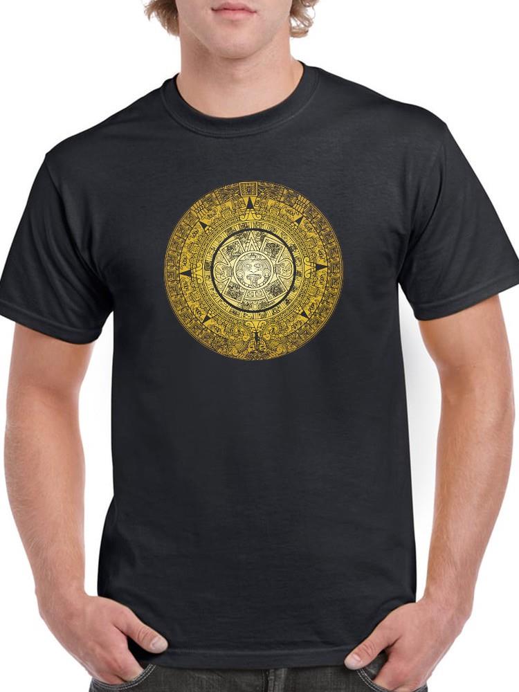 Foto 2 pulgar | Playera Smartprintsink Para Hombre Calendario Azteca Color Negro