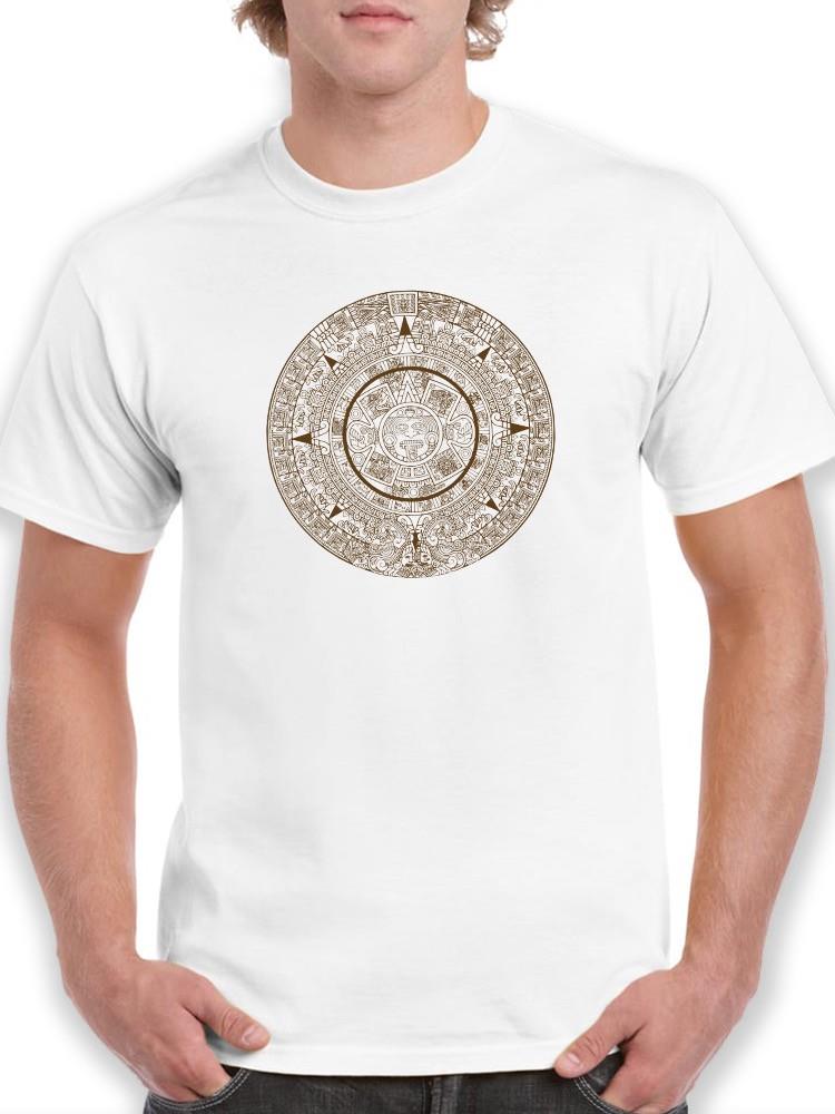 Foto 2 pulgar | Playera Smartprintsink Para Hombre Calendario Azteca. Color Blanco