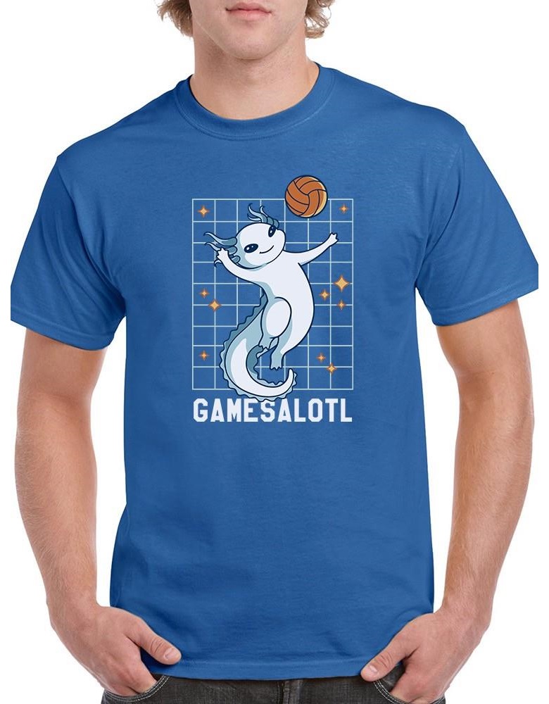 Foto 2 pulgar | Playera Manga Corta Smartprintsink Ajolote Deportista para Hombre
