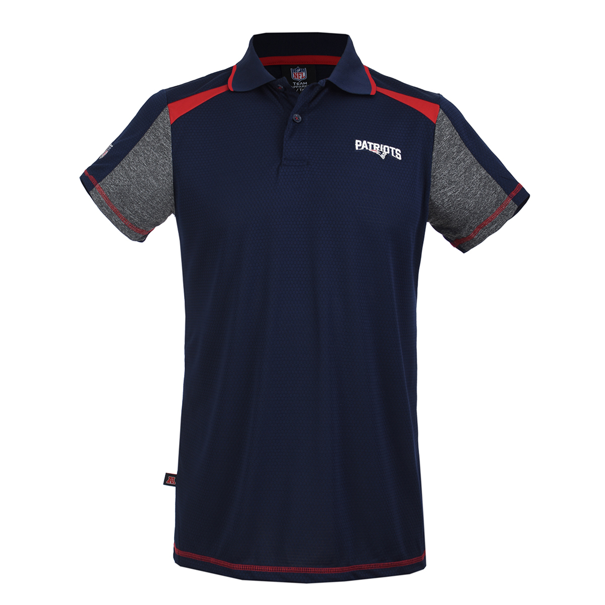 Foto 2 pulgar | Playera Polo NFL 320470 color Azul para Hombre - New England Patriots