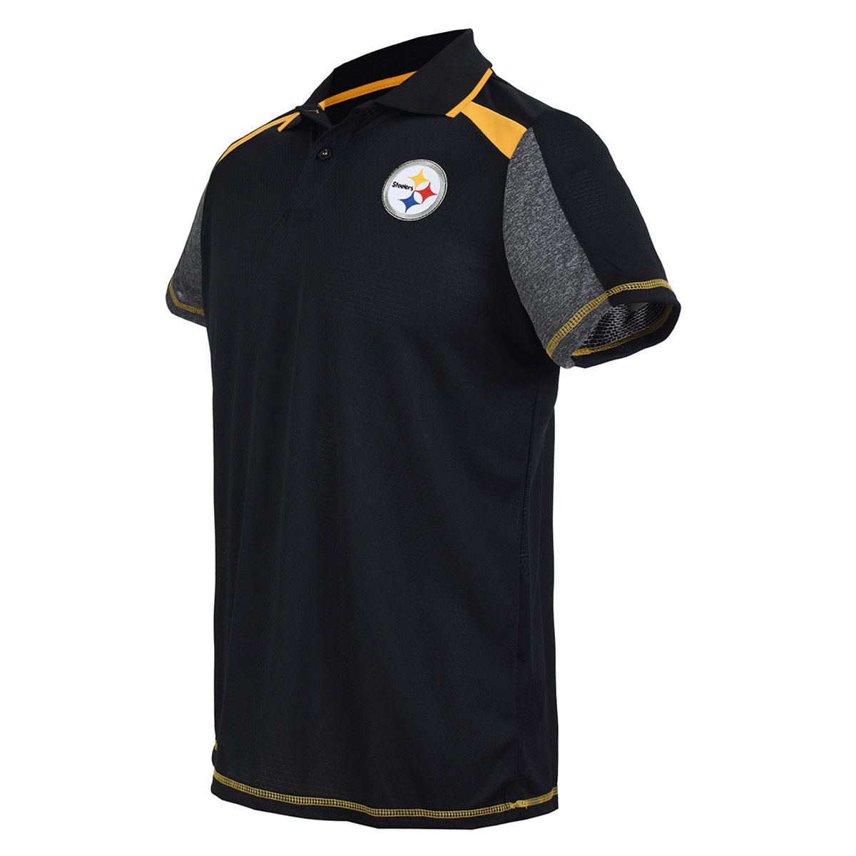 Foto 3 | Playera Deportiva Tipo Polo Pittsburgh Steelers Para Hombre 100% Original