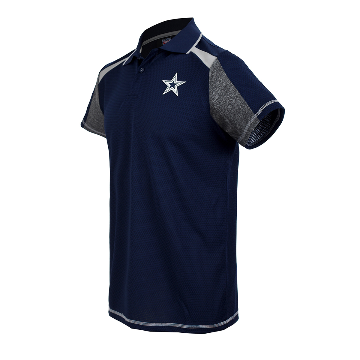 Foto 3 | Playera Polo NFL 320468 color Azul para Hombre - Dallas Cowboys