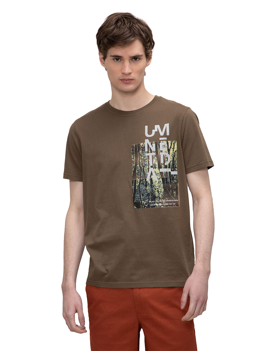 Playera Generra Cuello Redondo para Hombre