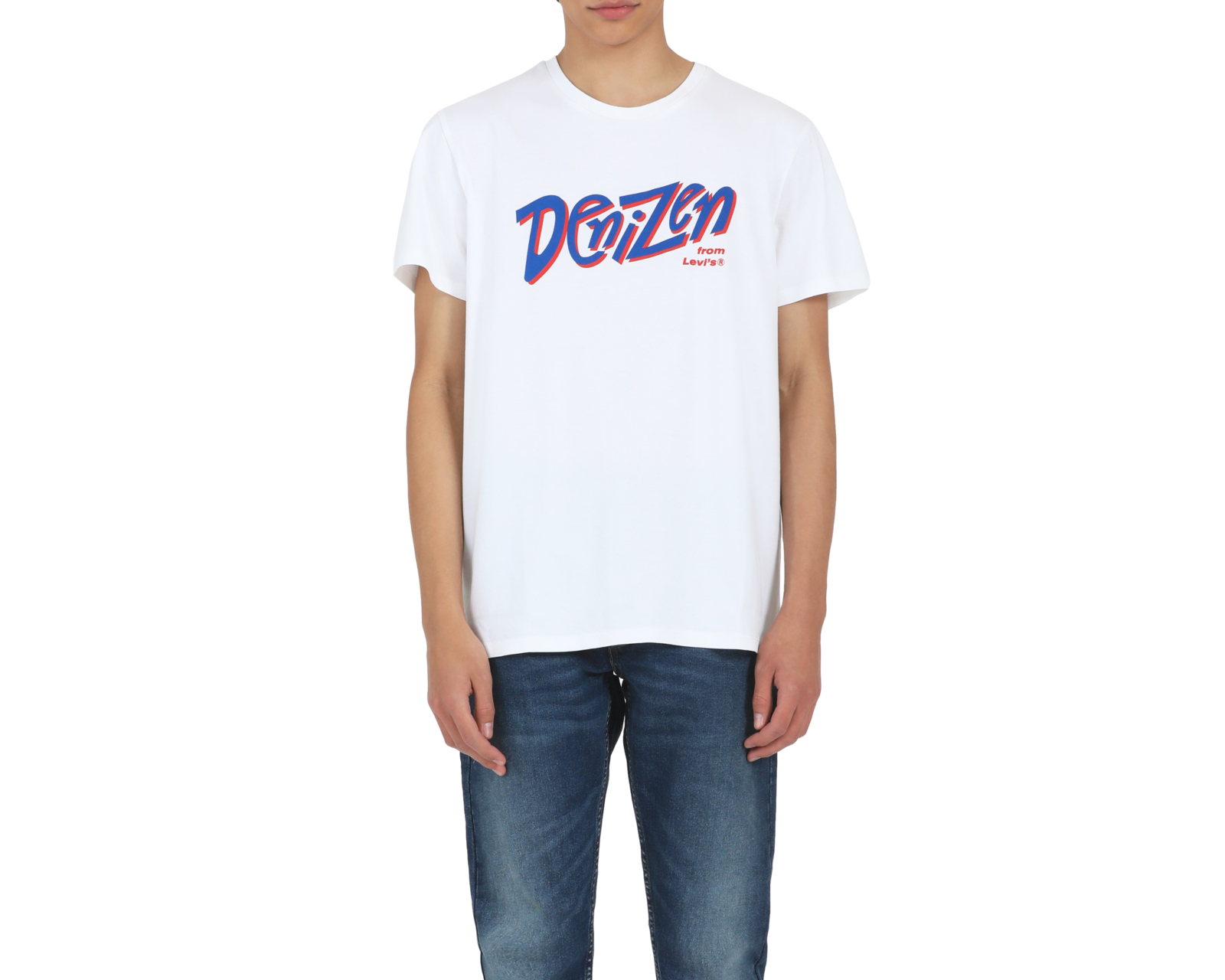 Playera Denizen Manga Corta color Blanco para Hombre