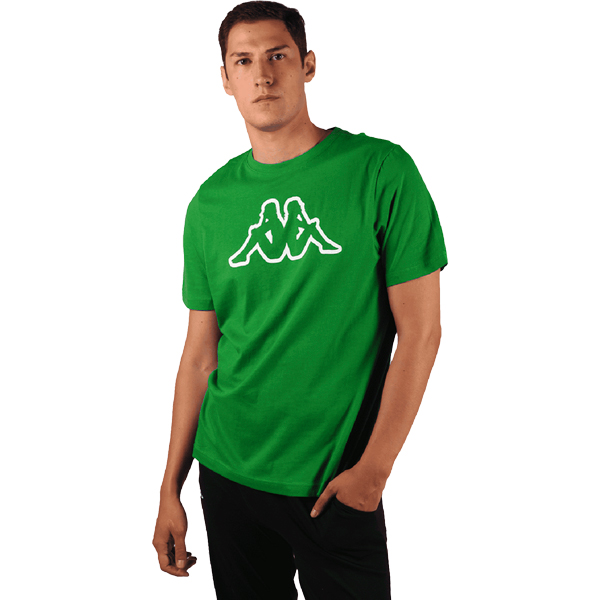 Playera Kappa 381h2tw color Verde para Hombre