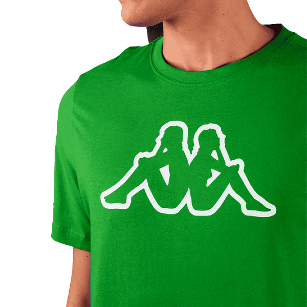 Foto 4 pulgar | Playera Kappa 381h2tw color Verde para Hombre