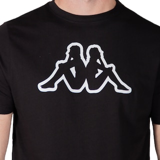 Foto 3 | Playera Kappa Logo Korpo Cromen Negra