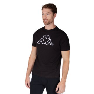 Foto 4 | Playera Kappa Logo Korpo Cromen Negra