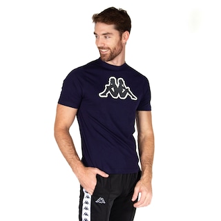 Foto 4 | Playera Kappa Logo Zobi Azul para Hombre