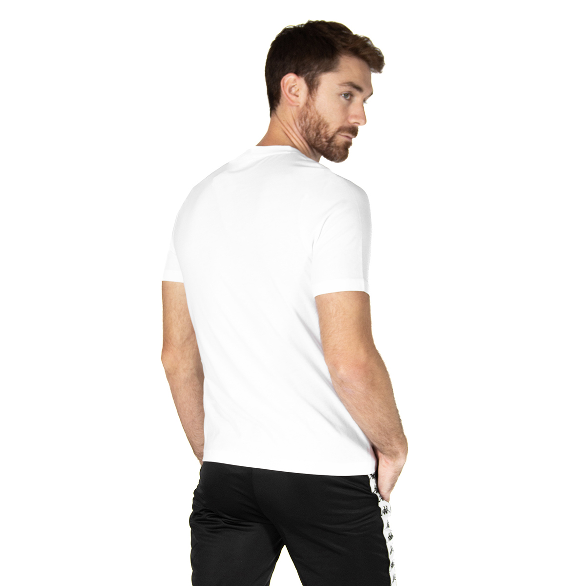Foto 3 pulgar | Playera Kappa Blancs Logo Zobi para Hombre