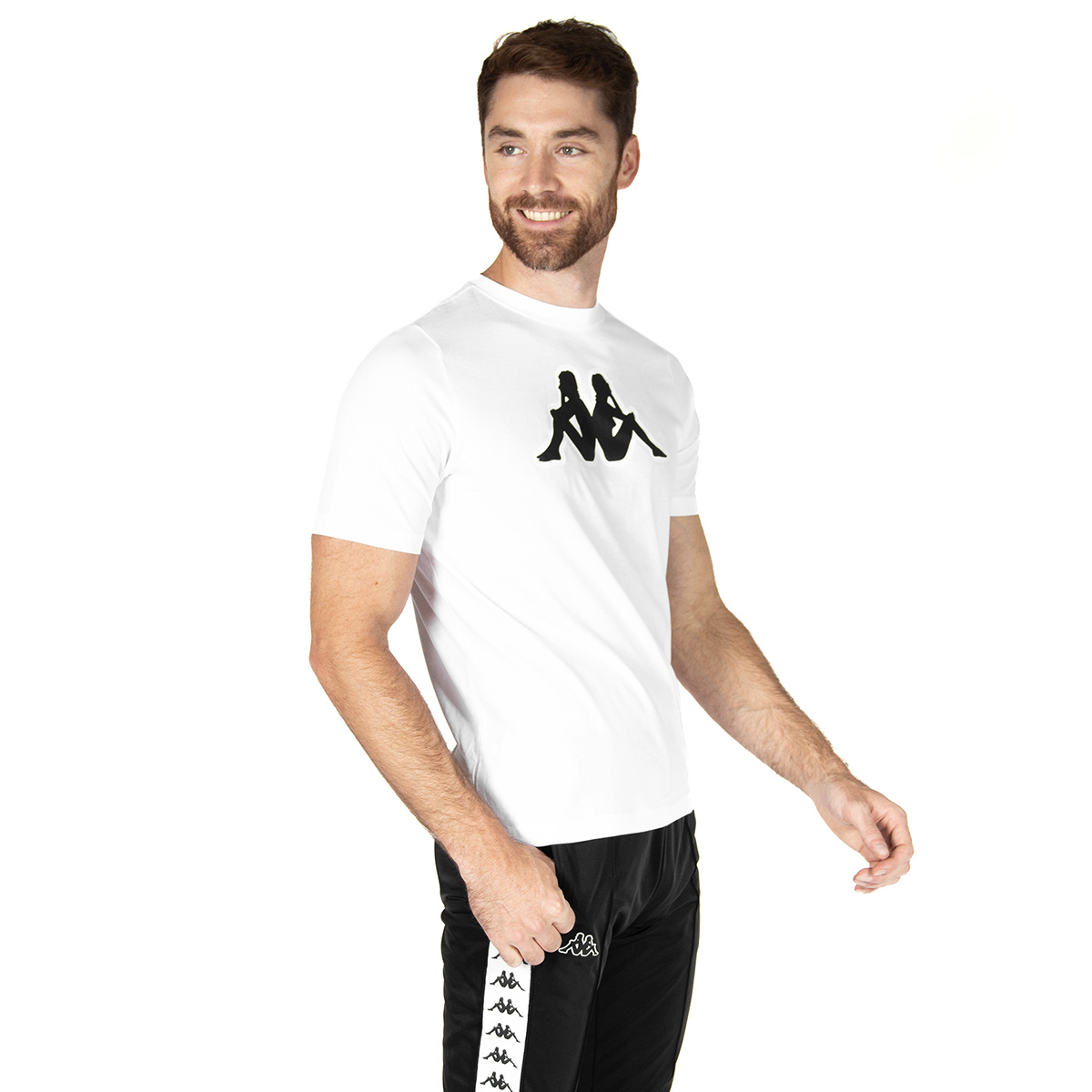 Foto 5 pulgar | Playera Kappa Blancs Logo Zobi para Hombre