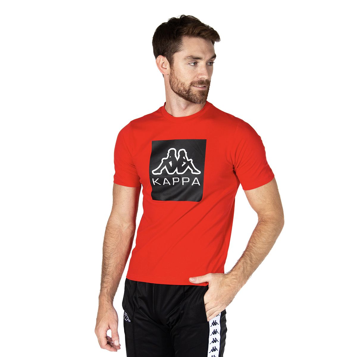 Foto 5 pulgar | Playera Kappa Ediz Roja