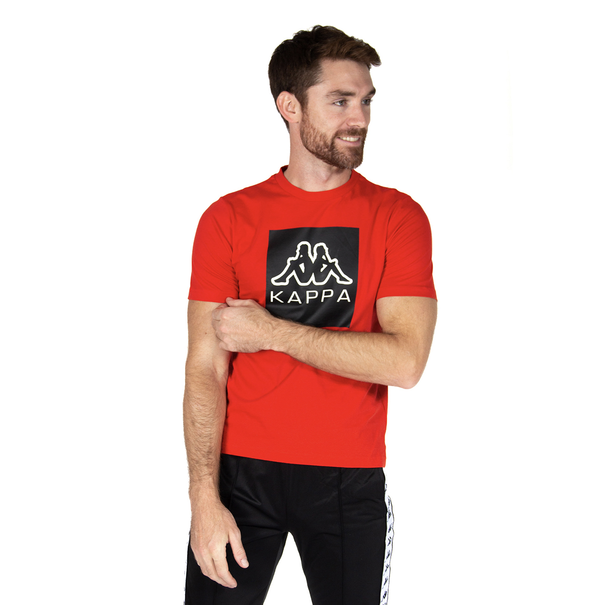 Foto 6 pulgar | Playera Kappa Ediz Roja