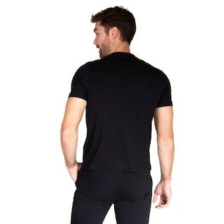Foto 2 | Playera Kappa Manga Corta color Negro para Hombre