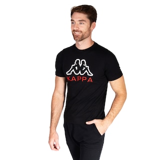 Foto 4 | Playera Kappa Manga Corta color Negro para Hombre