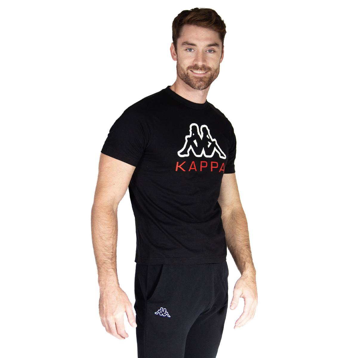 Foto 6 pulgar | Playera Kappa Manga Corta color Negro para Hombre