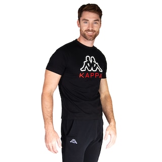 Foto 5 | Playera Kappa Manga Corta color Negro para Hombre