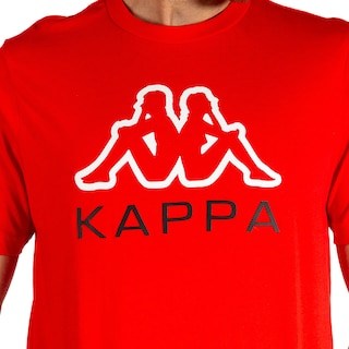 Foto 3 | Playera para Hombre Kappa Estampada color Rojo
