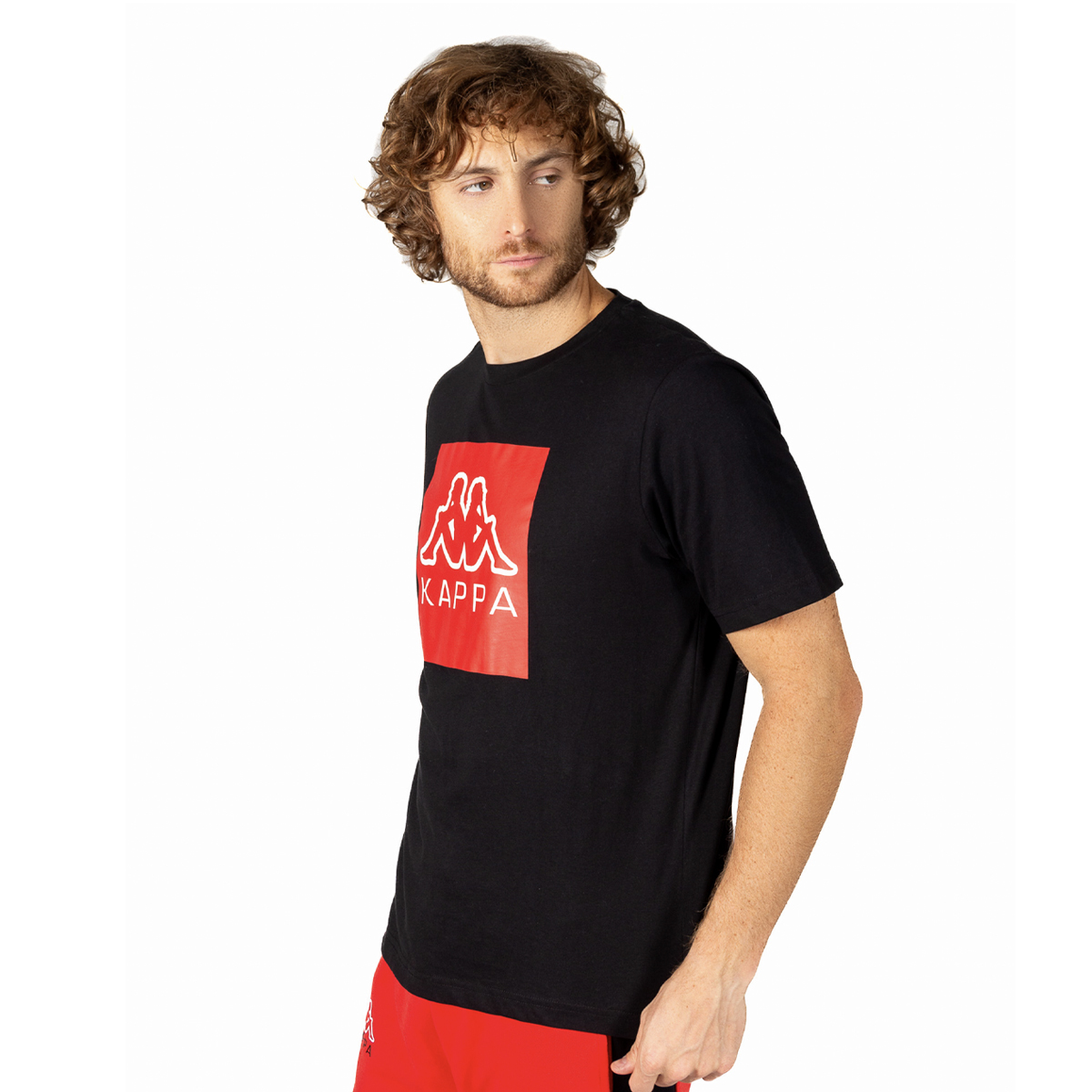 Foto 5 pulgar | Playera Kappa Manga Corta color Negro para Hombre