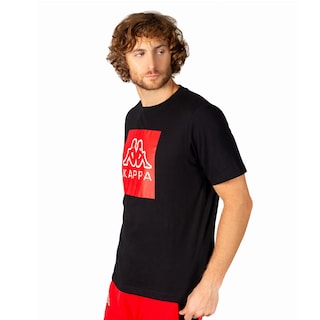 Foto 4 | Playera Kappa Manga Corta color Negro para Hombre