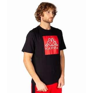 Foto 5 | Playera Kappa Manga Corta color Negro para Hombre