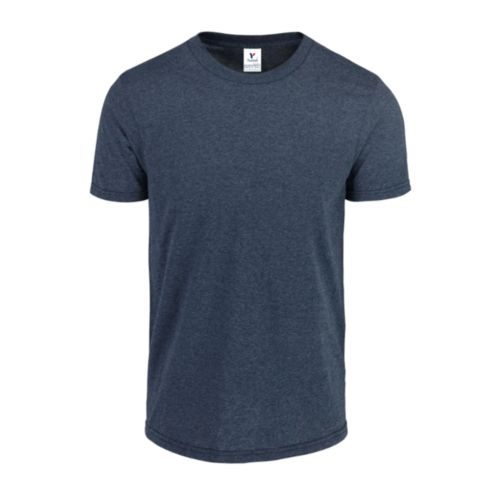 Foto 1 | Playera de Cuello Redondo Yazbek Azul Marino Jaspe