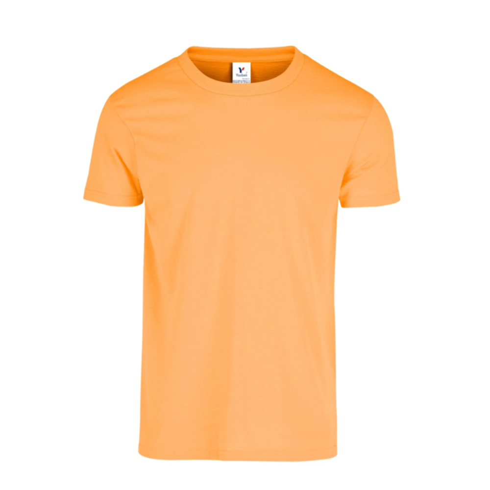 Foto 2 pulgar | Playera de Cuello Redondo Yazbek Anaranjada para Hombre