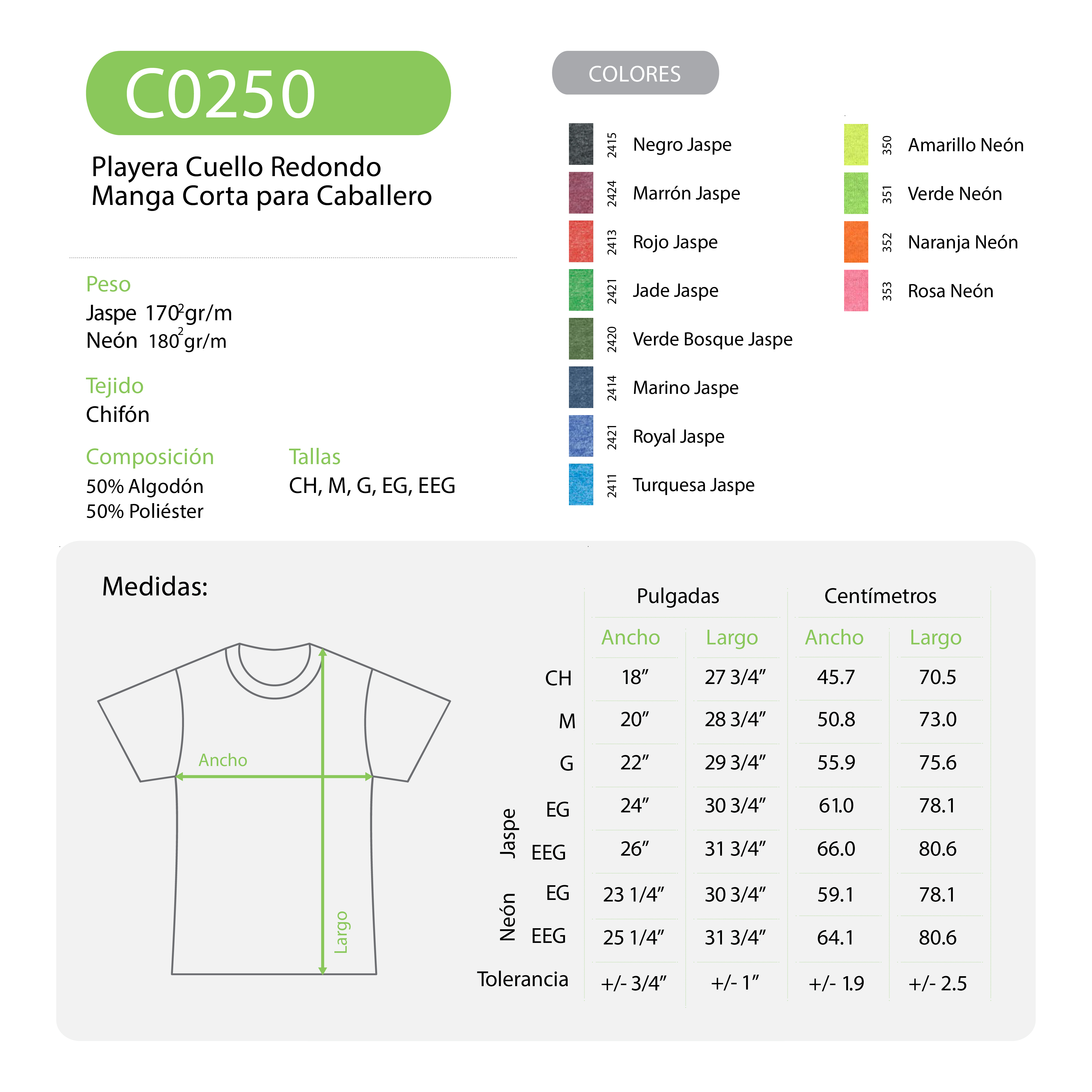 Foto 4 pulgar | Playera Yazbek color Verde para Hombre