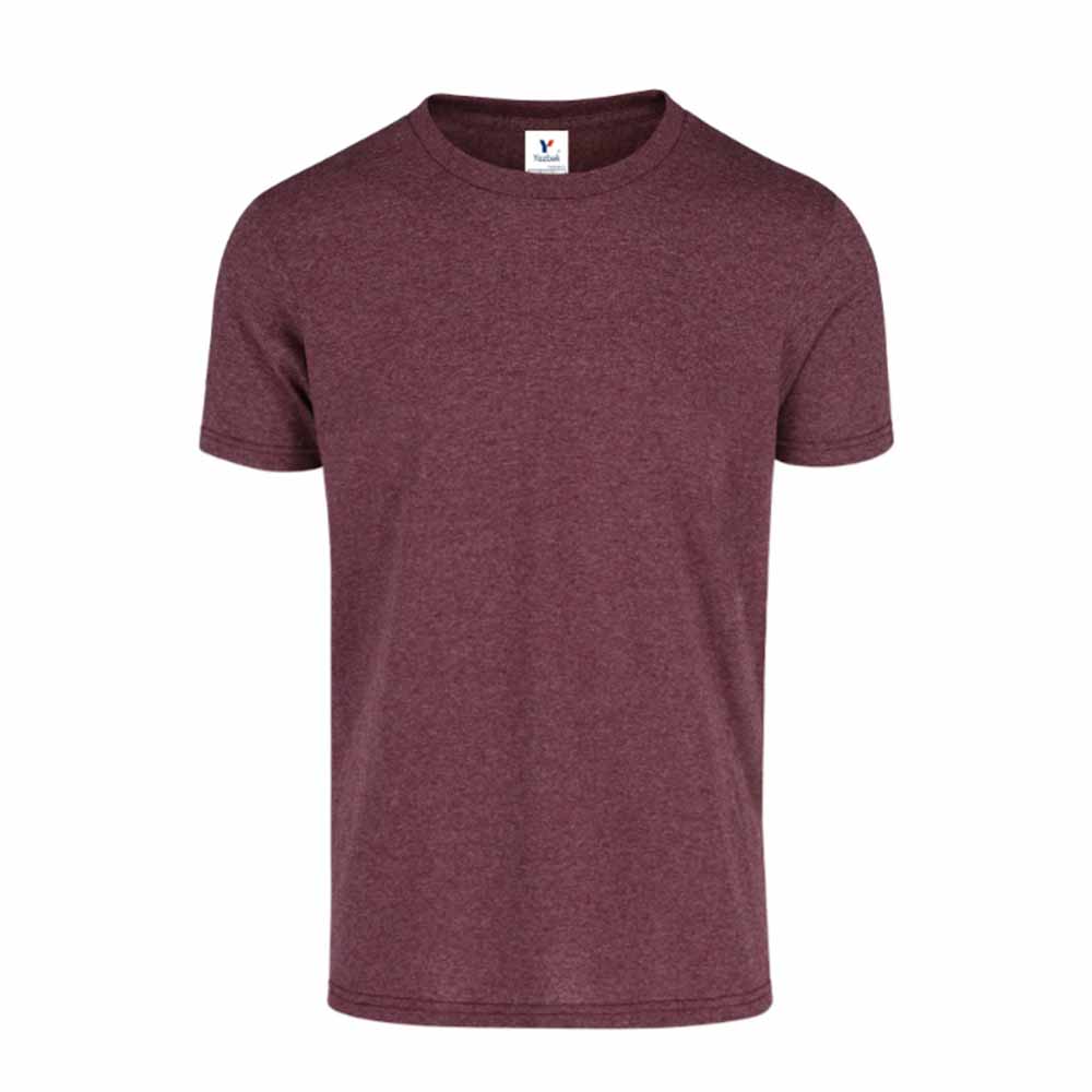 Foto 1 | Playera para Caballero Cuello Redondo Yazbek Marrón Jaspe