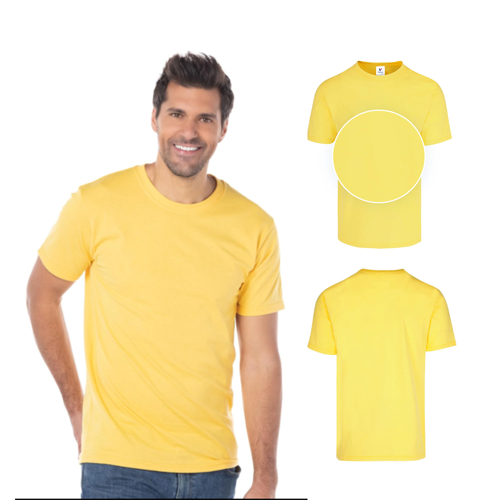 Foto 3 pulgar | Playera Yazbek C0300 Amarilla para Caballero