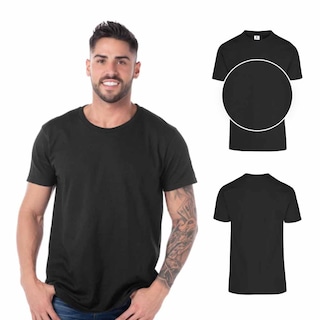 Foto 2 | Playera Yazbek C0200 Negra para Caballero