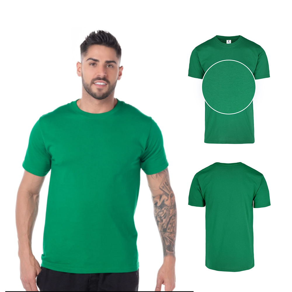 Foto 3 pulgar | Playera Peso Completo color Jade 100% Algodón para Caballero