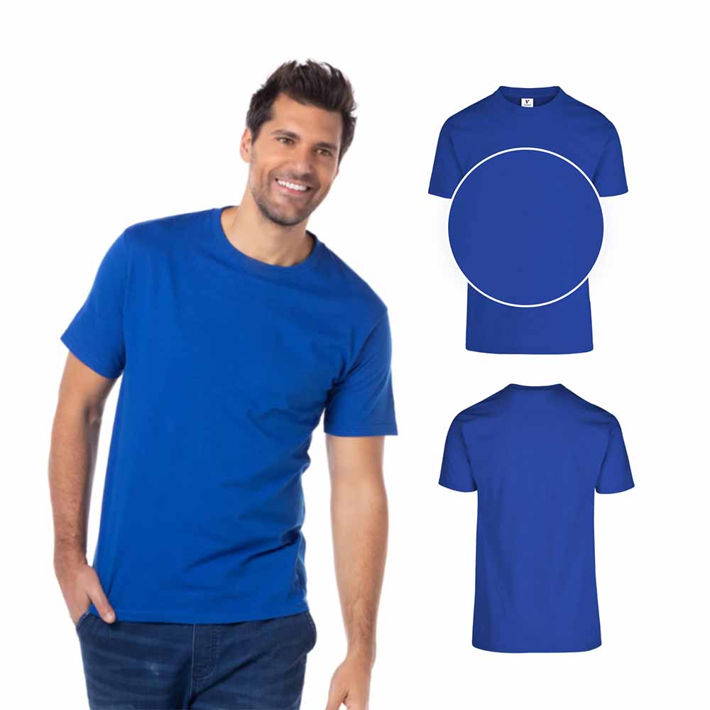 Foto 3 pulgar | Playera Yazbek C0200 Azul para Caballero