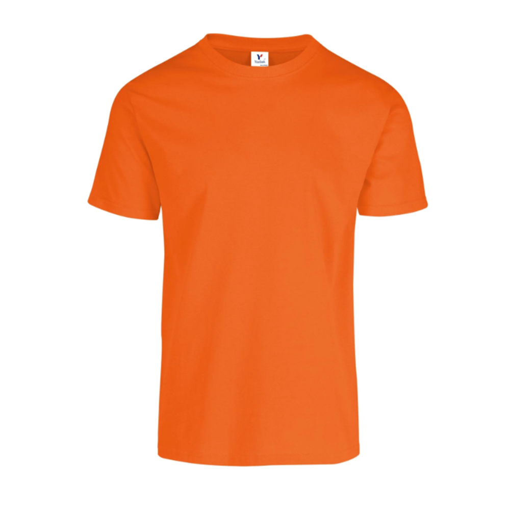 Foto 2 pulgar | Playera Peso Completo Para Caballero Color Naranja 100% Algodón