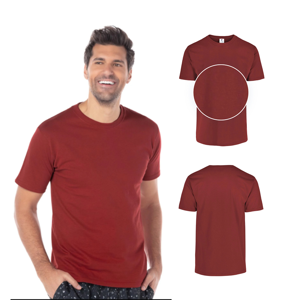 Foto 3 pulgar | Playera Yazbek color Marrón para Hombre