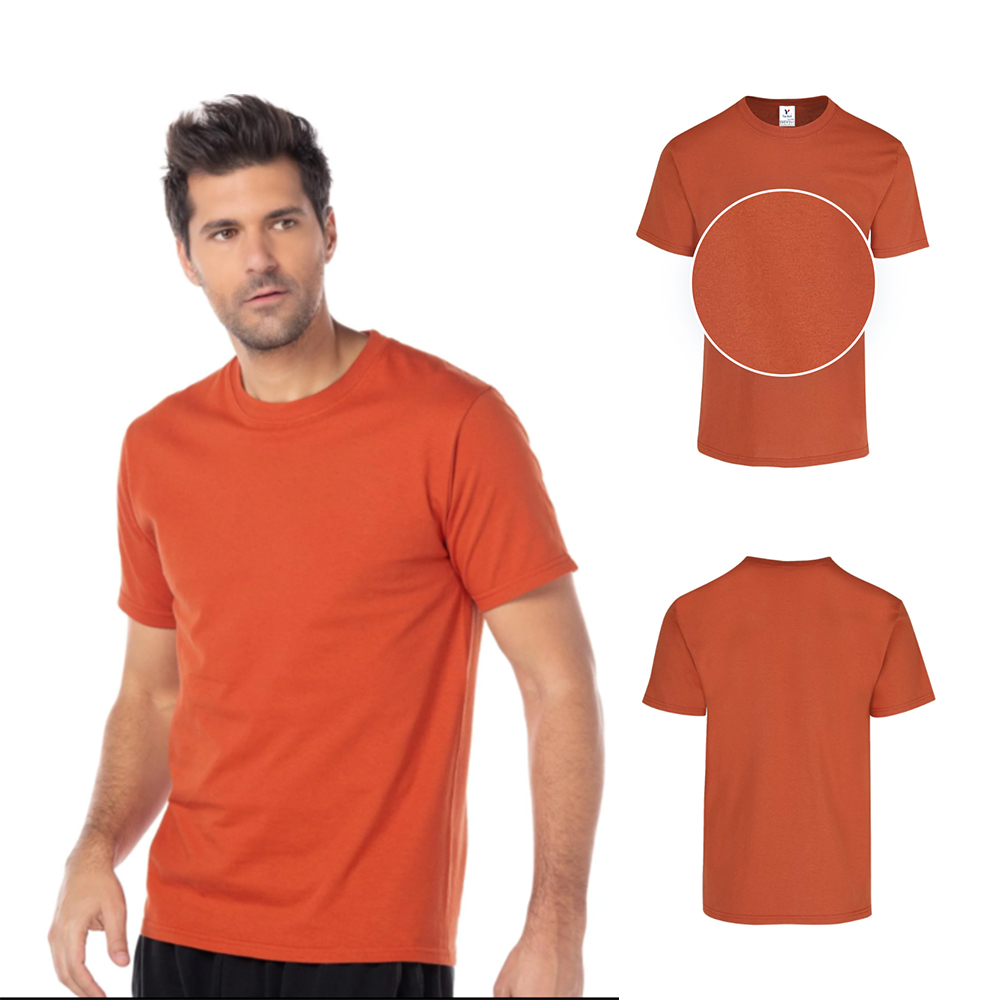 Foto 2 | Playera para Caballero Yazbek Cuello Redondo Lisa Color Marrón