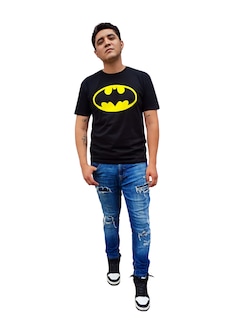 Foto 3 | Playera T-Max Negra Batman