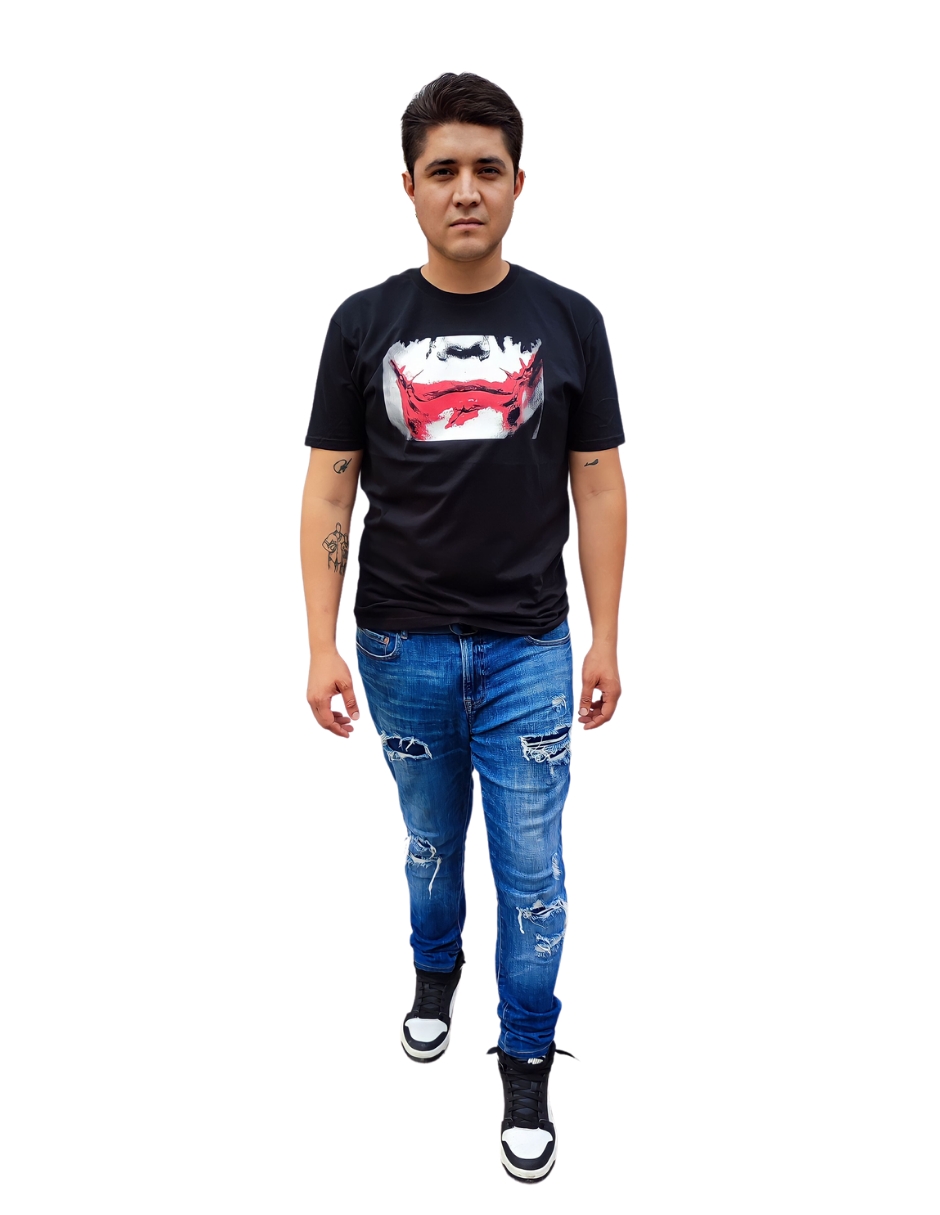Foto 4 pulgar | Playera T-Max Negra Joker