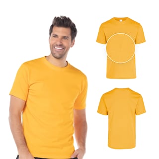 Foto 2 | Playera para Caballero Yazbek Amarilla de Algodón