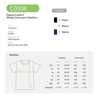 Foto 3 | Playera Cuello V Yazbek Negra para Hombre