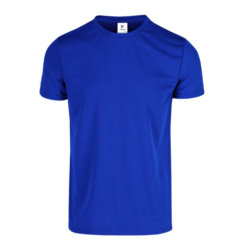 Foto 2 pulgar | Playera Cuello Redondo color Royal 100% Poliéster para Caballero