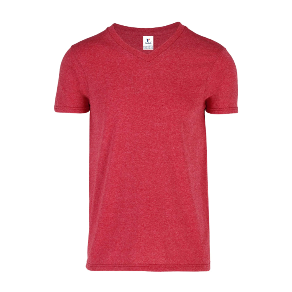 Foto 2 pulgar | Playera Cuello V Yazbek Rojo para Hombre