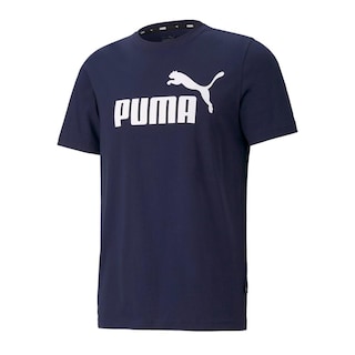 Foto 1 | Playera Puma 586666-06 Ess Logo Tee Azul Marino para Hombre