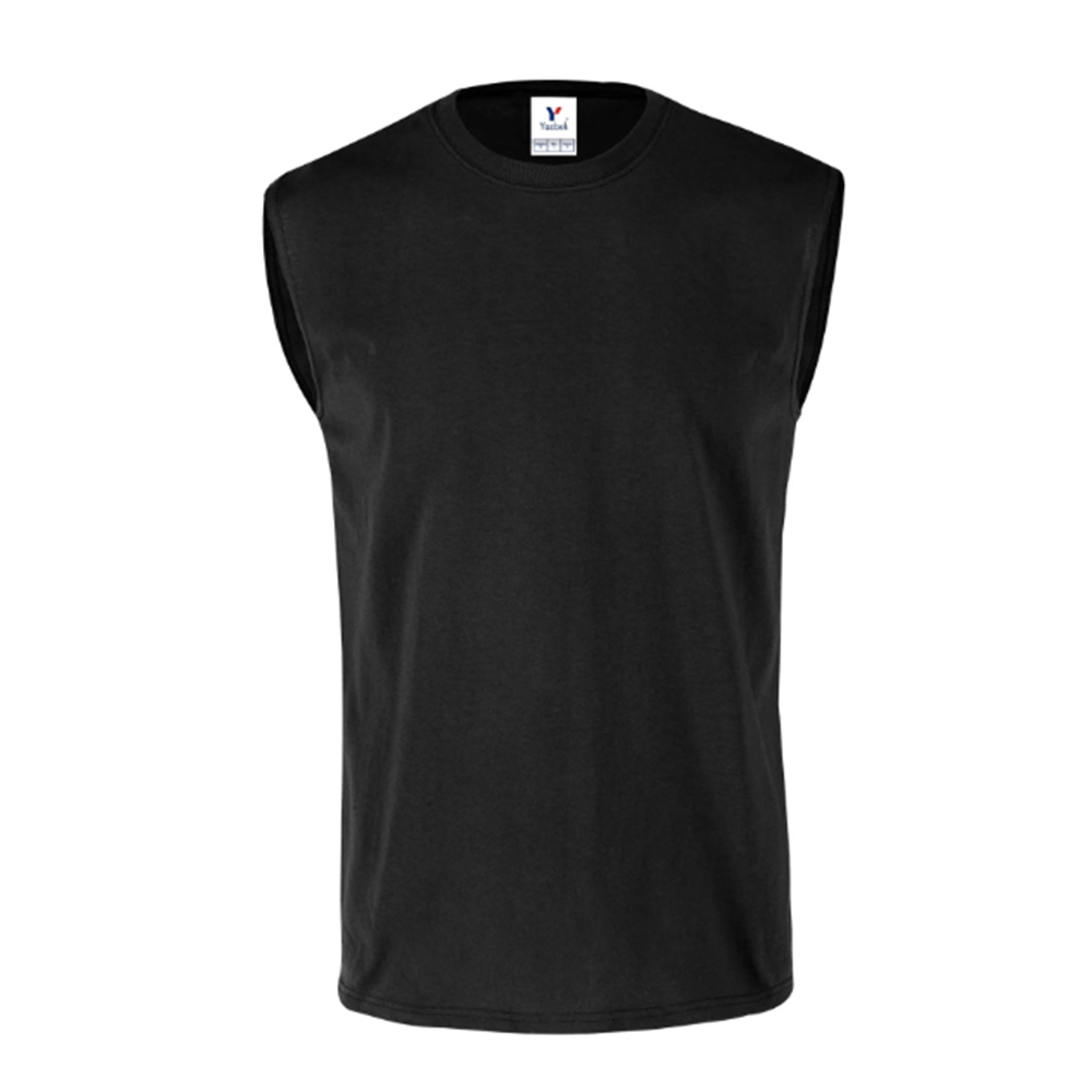 Foto 2 pulgar | Playera Yazbek Cuello Redondo Sin Mangas para Caballero color Negro 100% Algodón