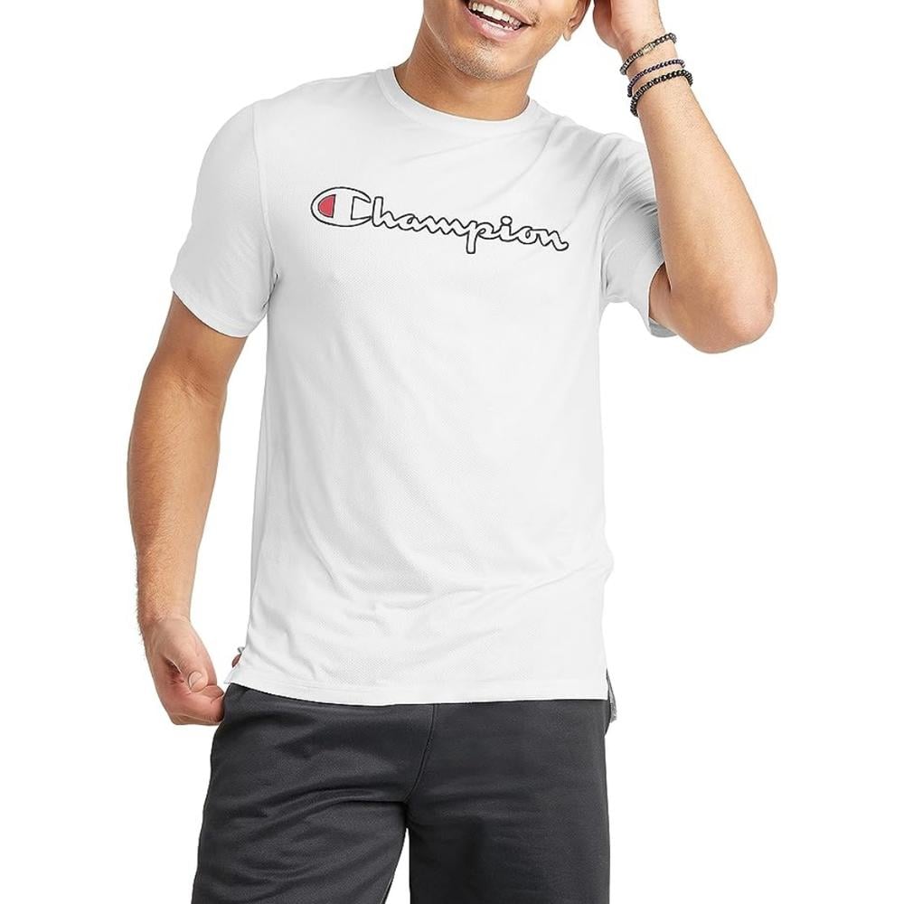 Playera Champion Jsy Tops Fly Blanca para Hombre $949